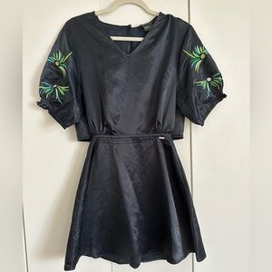 Armani Exchange Mini Embroidered Dress